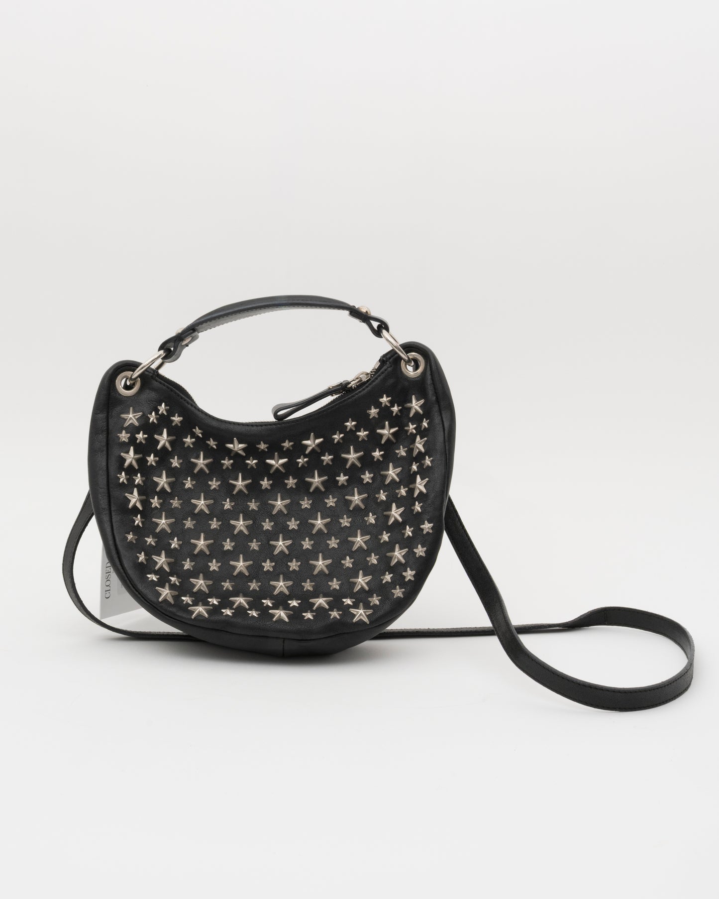 2000s JIMMY CHOO Black Stella 2Way Bag