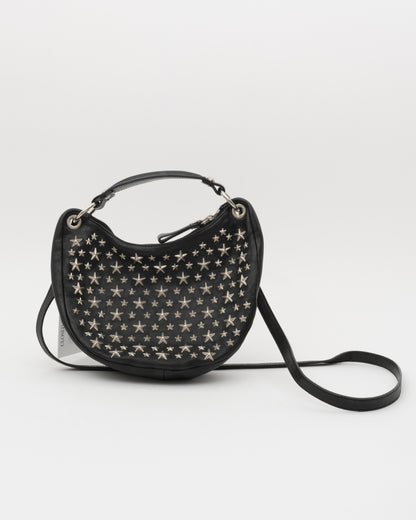 2000s JIMMY CHOO Black Stella 2Way Bag
