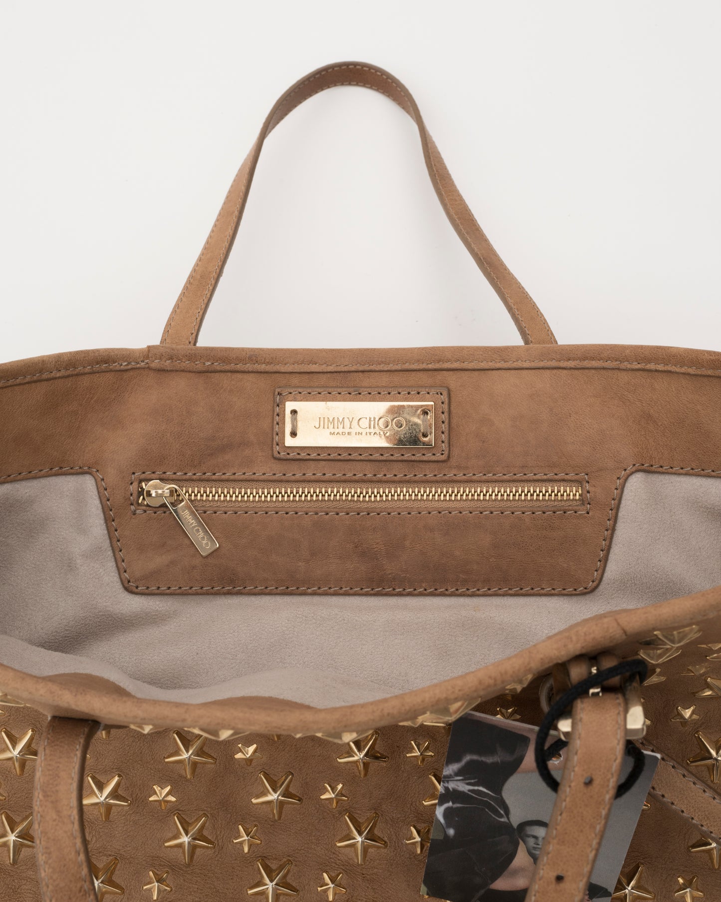 2000s JIMMY CHOO Sasha Small Beige Leather Bag