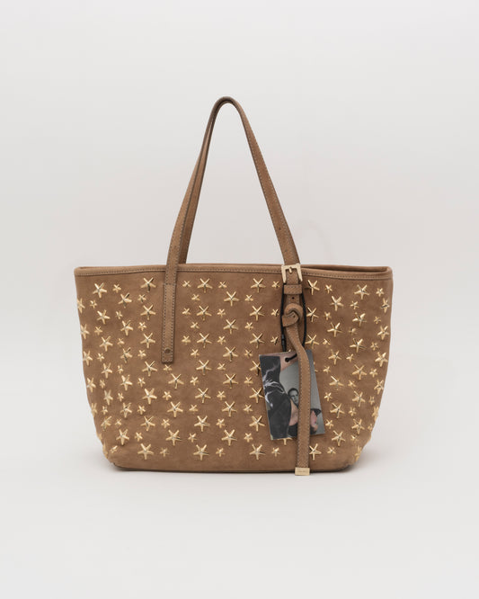 2000s JIMMY CHOO Sasha Small Beige Leather Bag