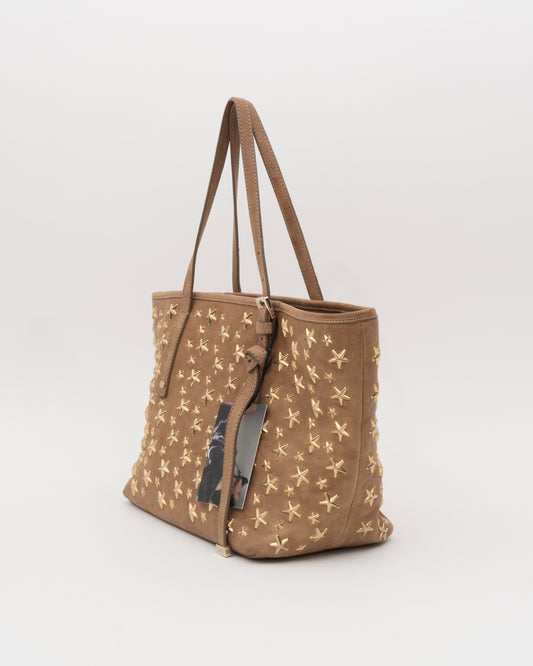 2000s JIMMY CHOO Sasha Small Beige Leather Bag