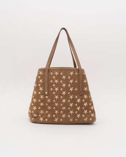 2000s JIMMY CHOO Sasha Small Beige Leather Bag