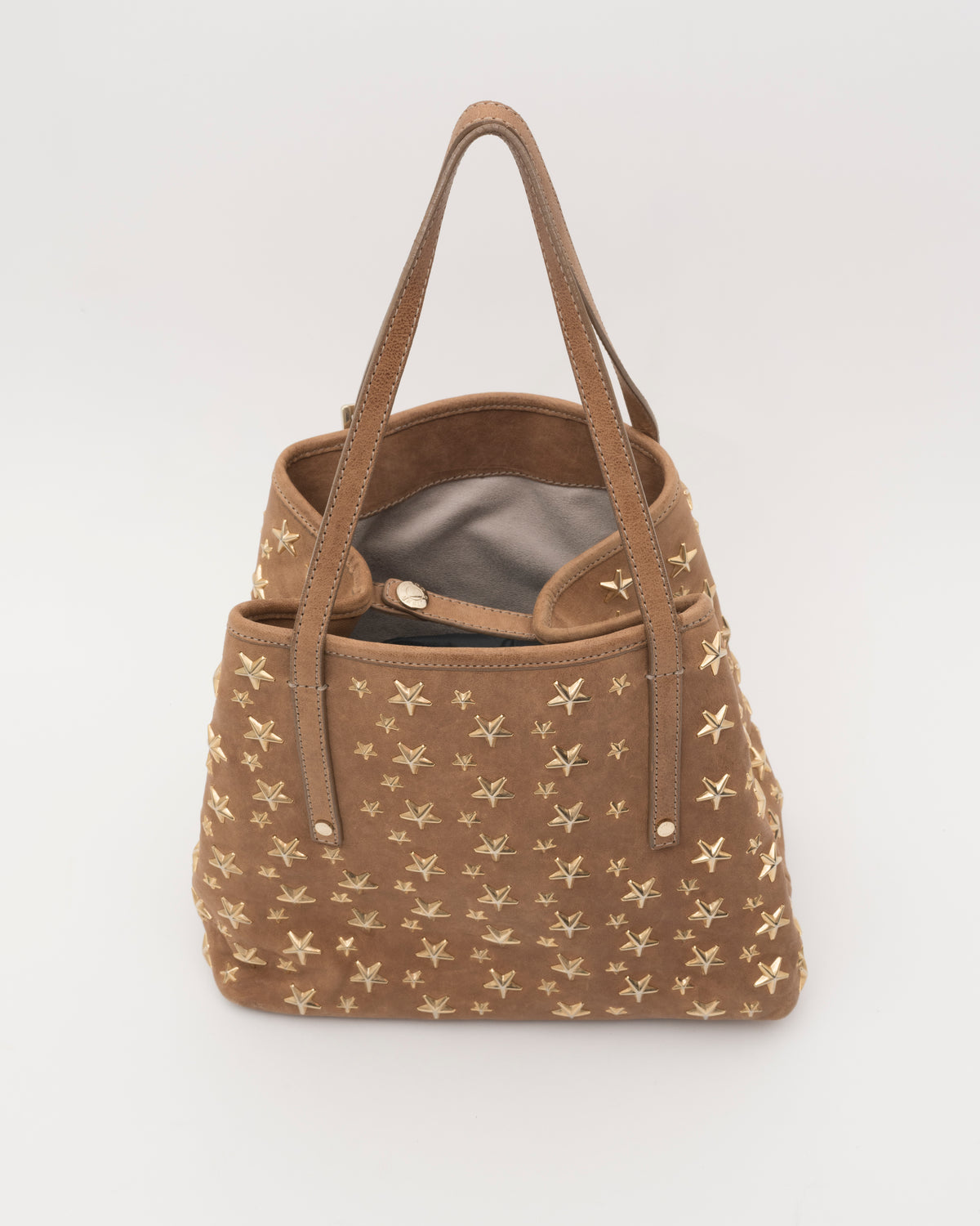 2000s JIMMY CHOO Sasha Small Beige Leather Bag