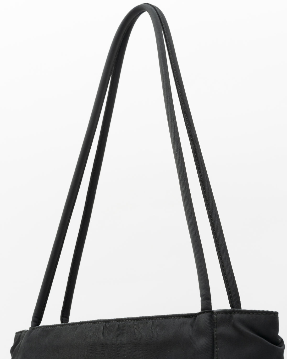 90s PRADA Black Tessuto Tote Bag