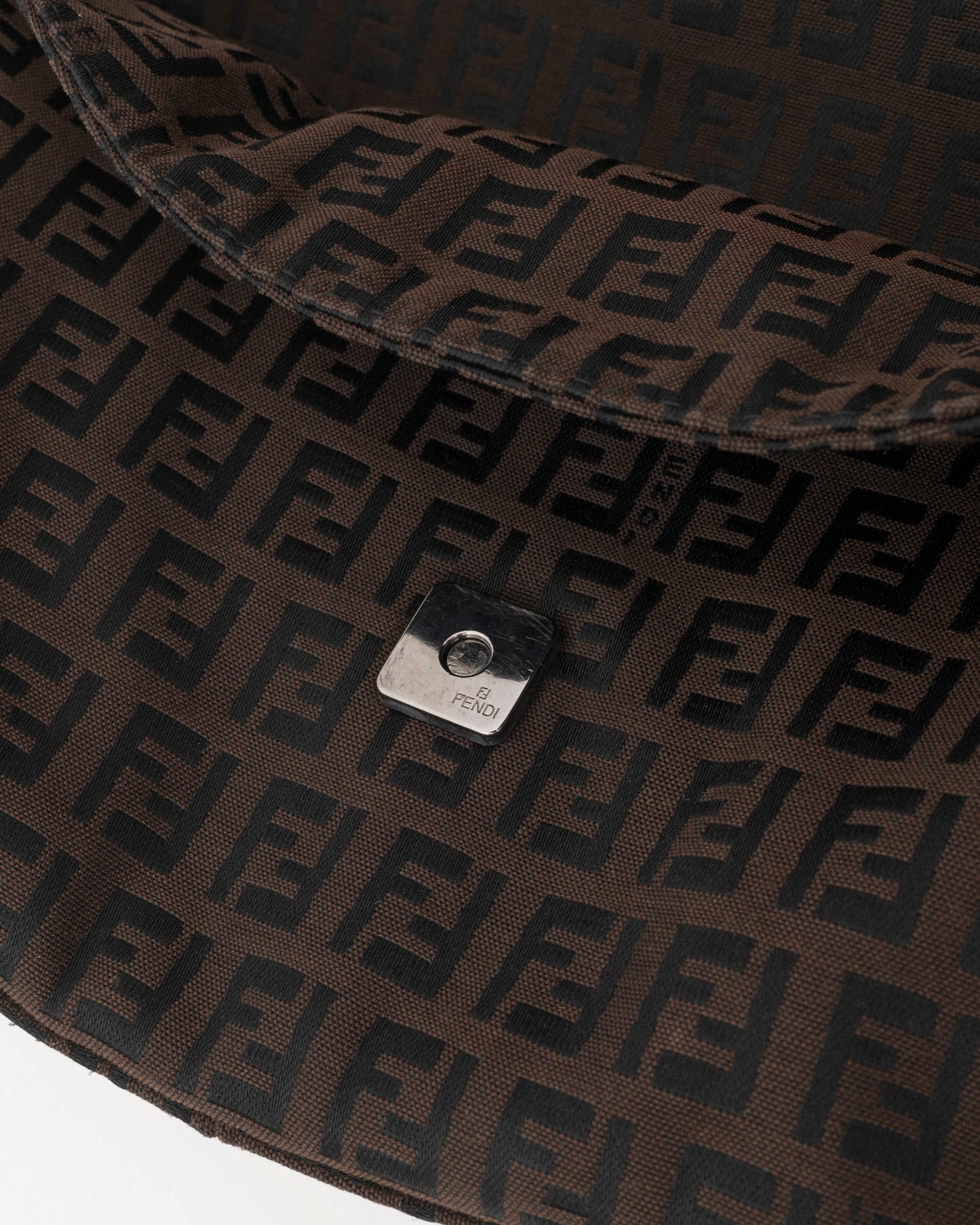 2000s FENDI Zucca Mamma Baguette Shoulder Bag