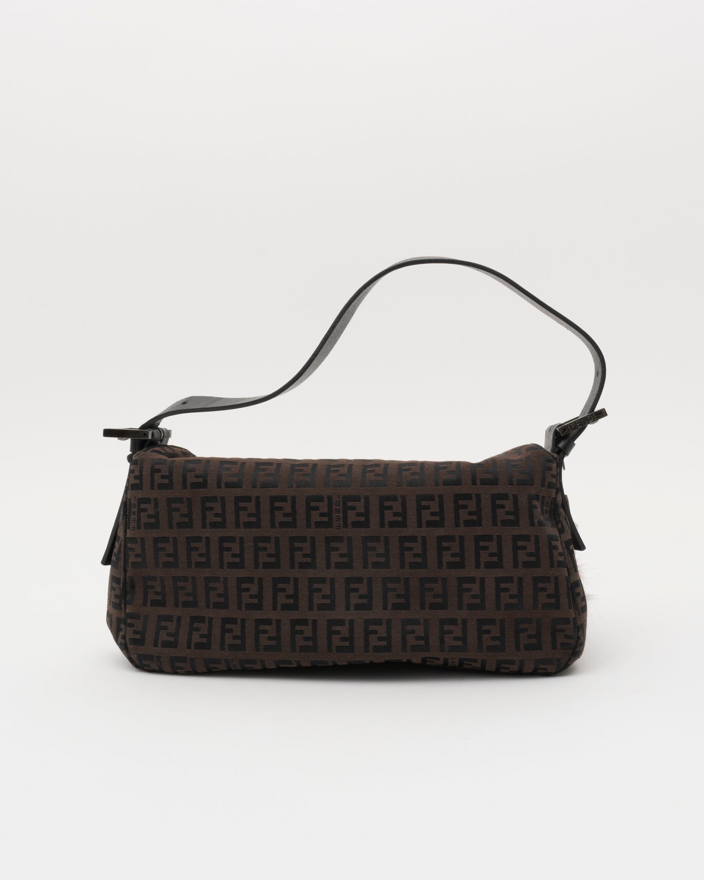 2000s FENDI Zucca Mamma Baguette Shoulder Bag
