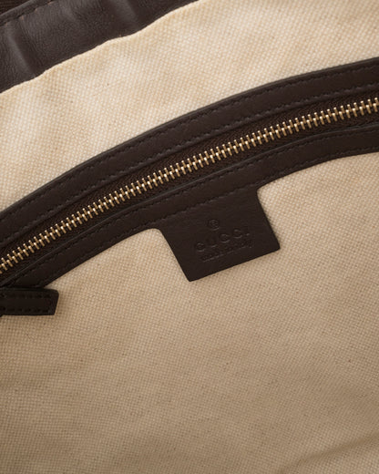 2000s GUCCI Chocolate Guccissima "Lovely Heart" Bag