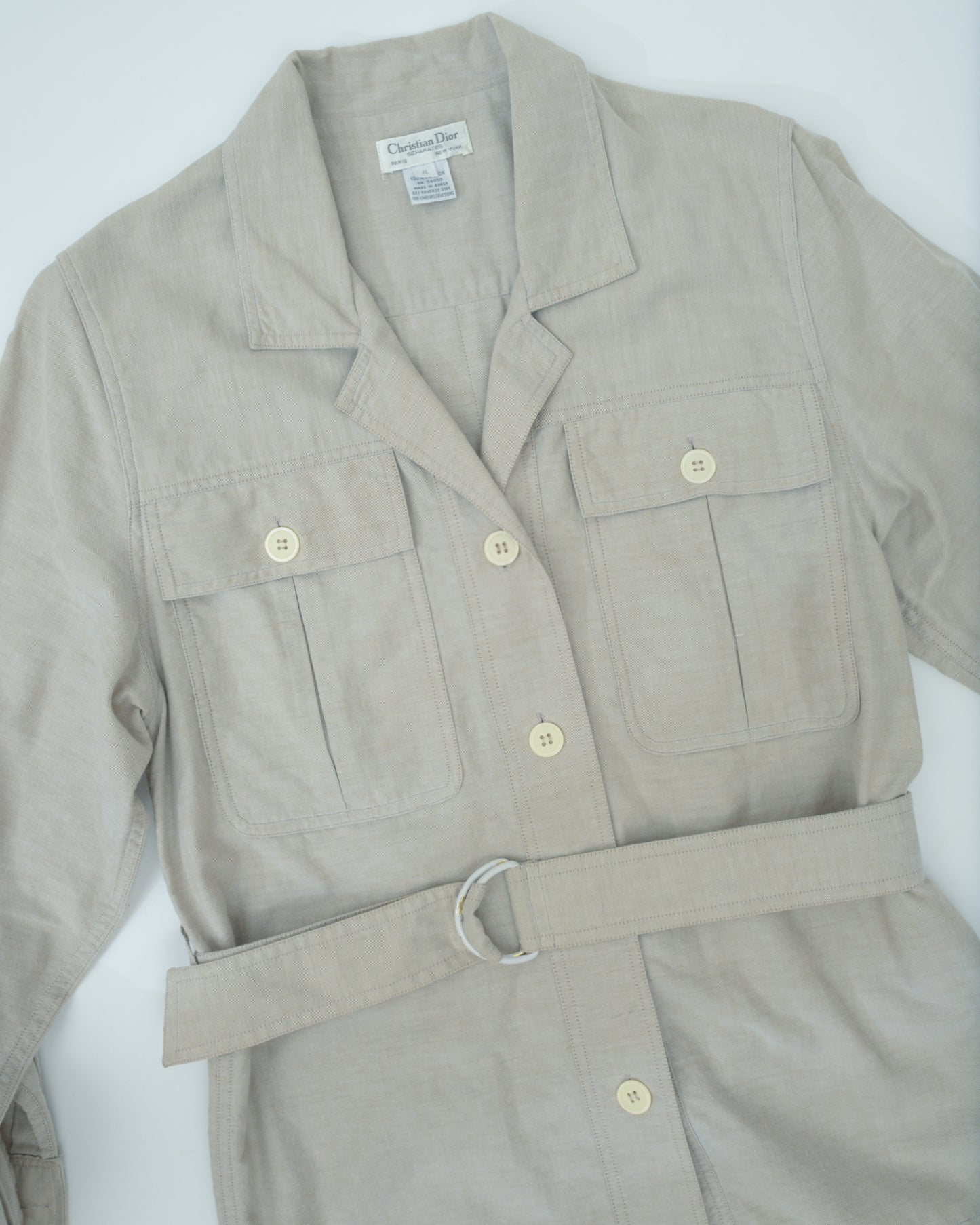 Vintage Taupe CHRISTIAN DIOR Safari Jacket (S/M)