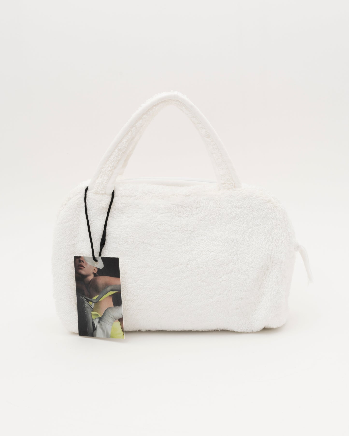 SS2002 CHRISTIAN DIOR John Galliano Era White Terry Cloth J'ADORE DIOR Bag