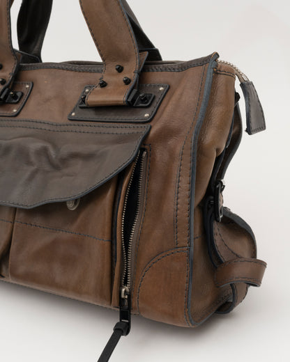 2000s CHLOE Tracy Brown Leather Bag
