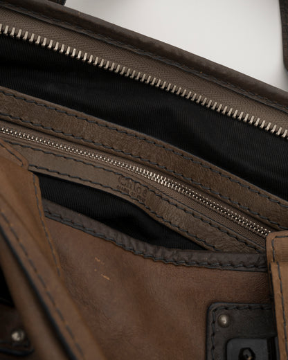 2000s CHLOE Tracy Brown Leather Bag