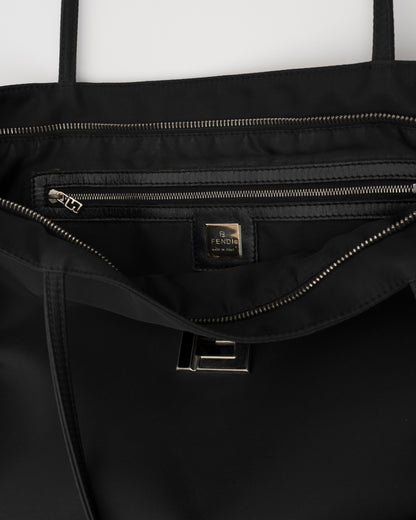 90s FENDI Large Tessuto Tote Bag