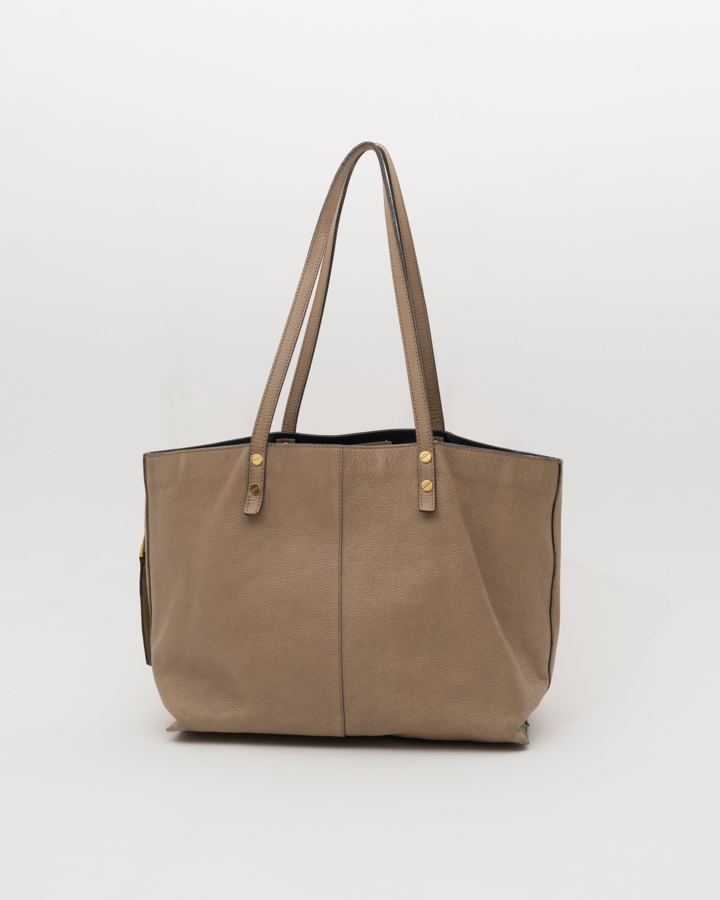 2000s CHLOE Taupe Leather Bag (as is)