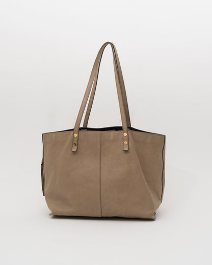 2000s CHLOE Taupe Leather Bag (as is)