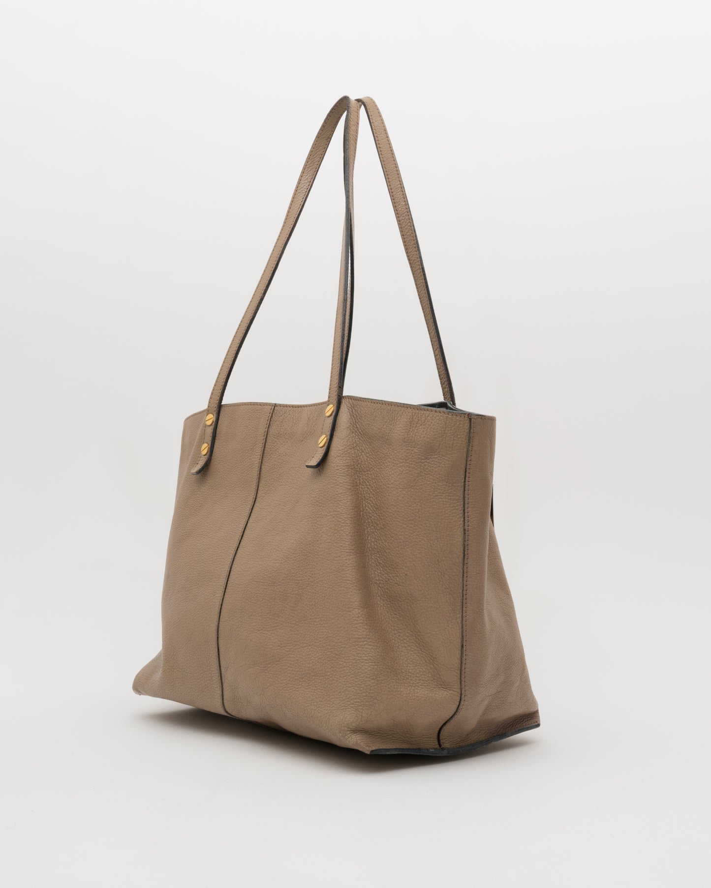 2000s CHLOE Taupe Leather Bag (as is)