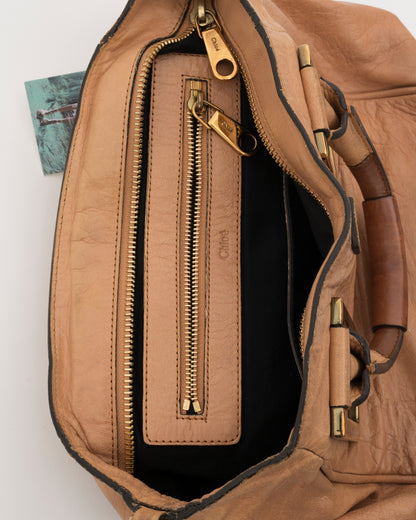 2000s CHLOE Small Ethel Beige Leather Bag