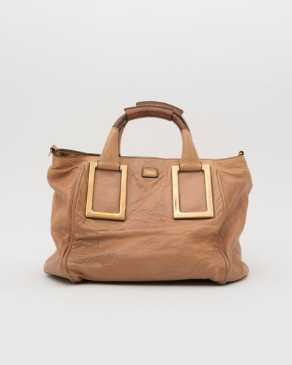 2000s CHLOE Small Ethel Beige Leather Bag