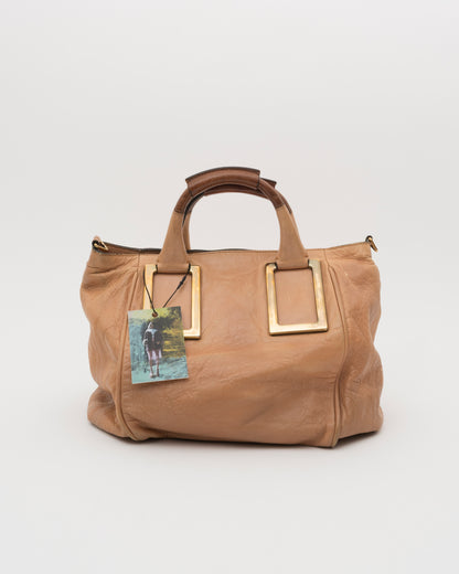 2000s CHLOE Small Ethel Beige Leather Bag