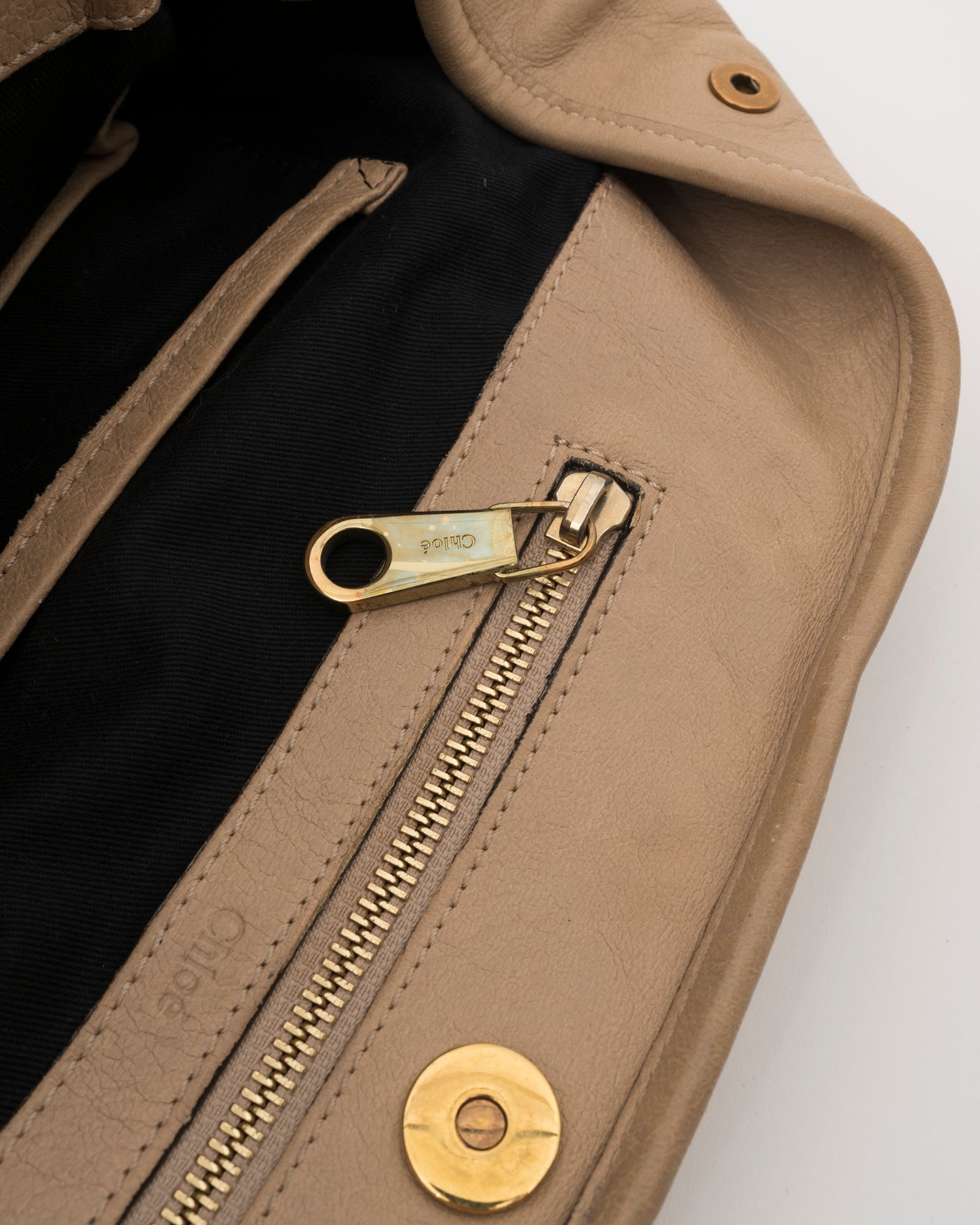 2000s CHLOE Ethel Beige Leather Bag