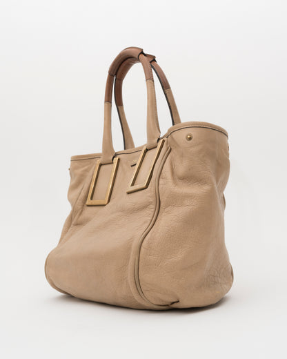 2000s CHLOE Ethel Beige Leather Bag