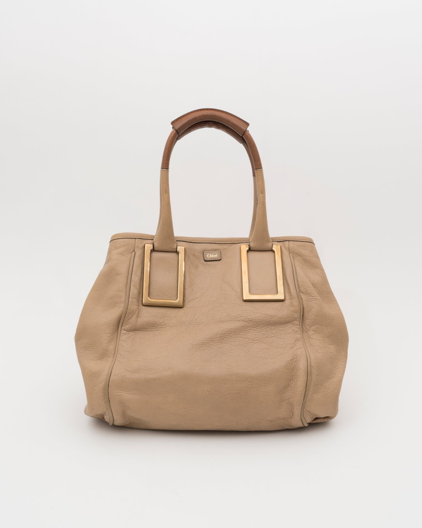 2000s CHLOE Ethel Beige Leather Bag