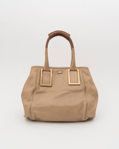 2000s CHLOE Ethel Beige Leather Bag