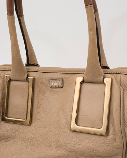 2000s CHLOE Ethel Beige Leather Bag