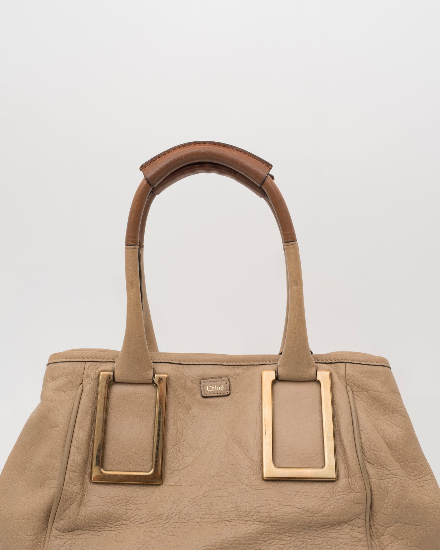 2000s CHLOE Ethel Beige Leather Bag