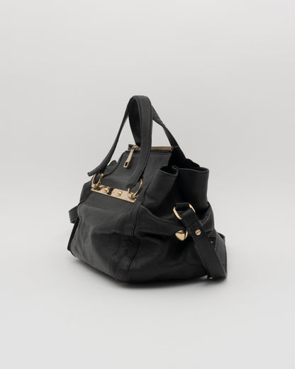 2000s CHLOE Bridget Black Leather Bag