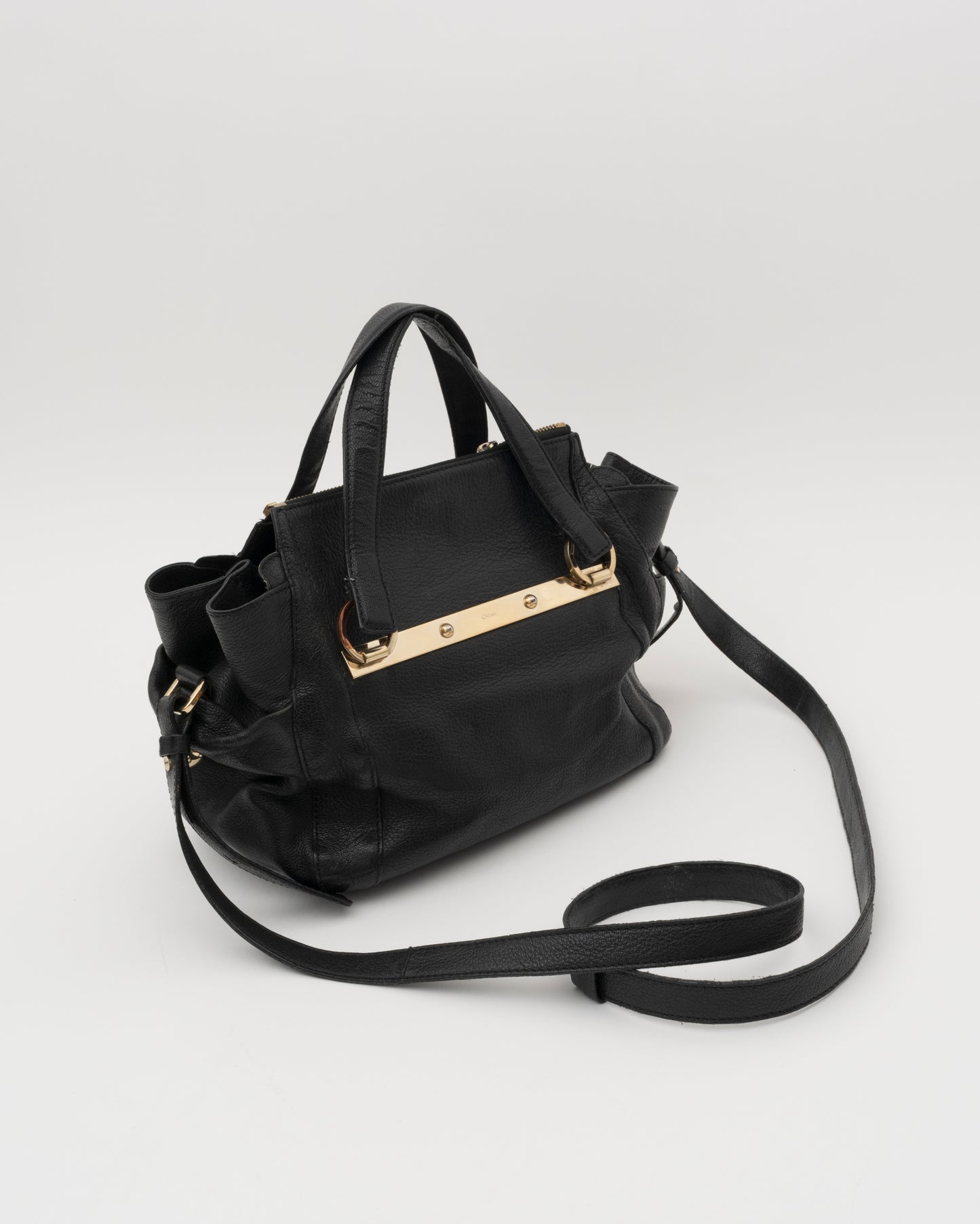2000s CHLOE Bridget Black Leather Bag