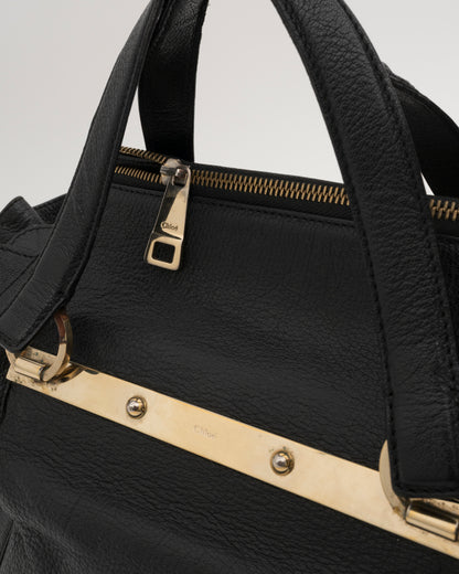 2000s CHLOE Bridget Black Leather Bag