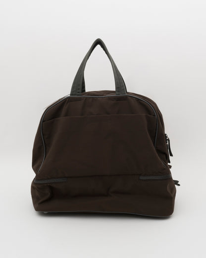 SS2000 PRADA Chocolate Brown Weekender w/Shoe Compartment