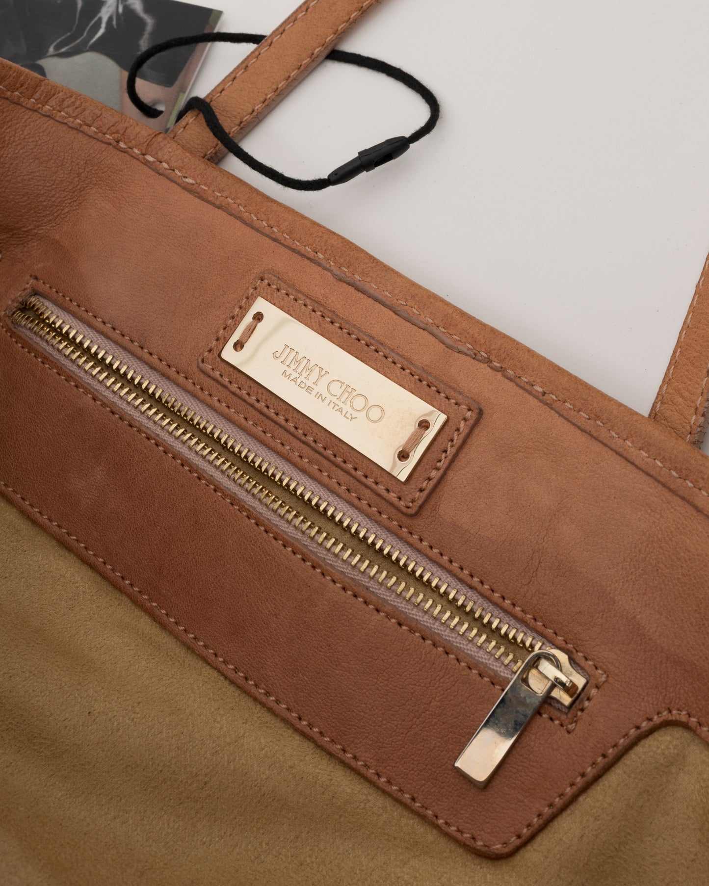 2000s JIMMY CHOO Tan Small Sasha Bag