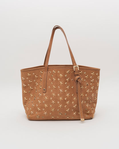 2000s JIMMY CHOO Tan Small Sasha Bag