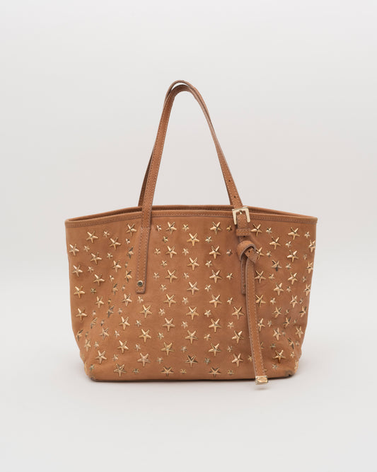 2000s JIMMY CHOO Tan Small Sasha Bag