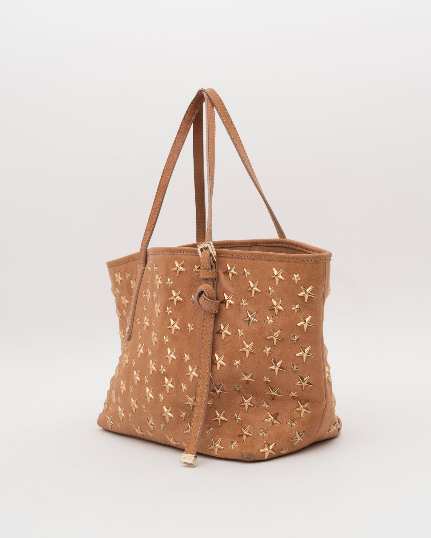2000s JIMMY CHOO Tan Small Sasha Bag
