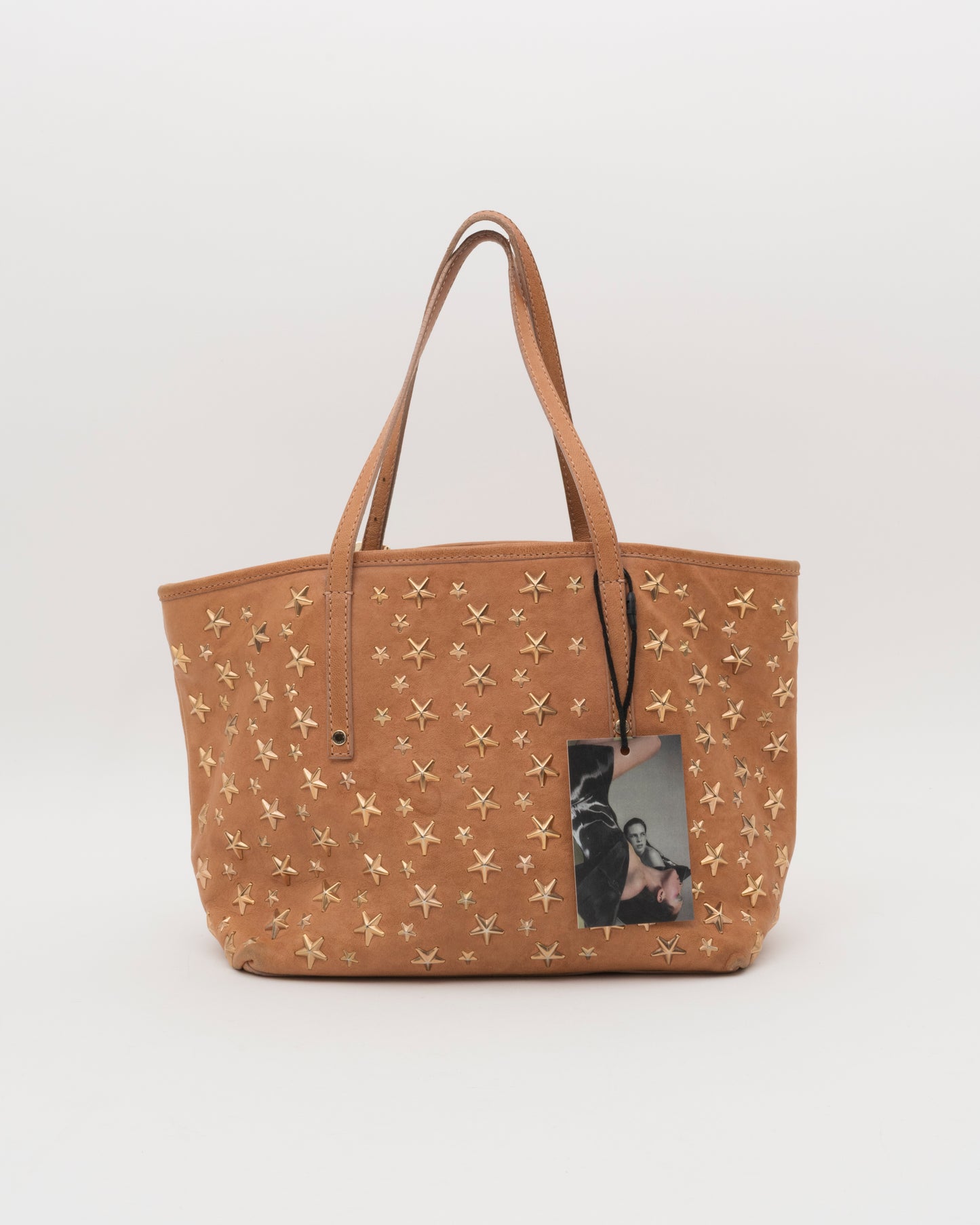 2000s JIMMY CHOO Tan Small Sasha Bag