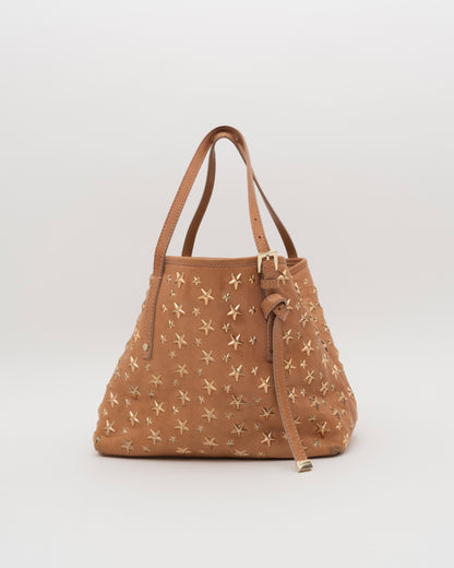 2000s JIMMY CHOO Tan Small Sasha Bag
