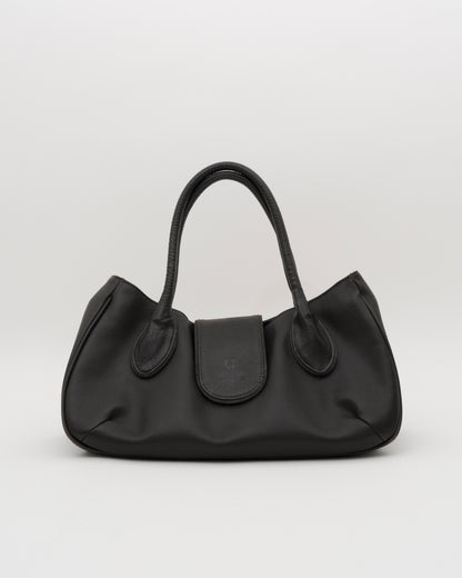 90s U by UNGARO Deep Brown Leather Bag