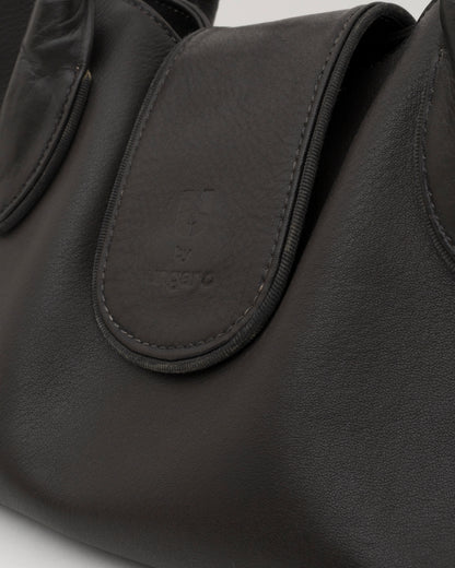 90s U by UNGARO Deep Brown Leather Bag