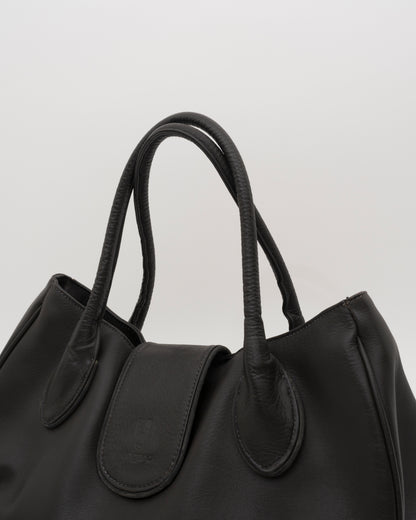 90s U by UNGARO Deep Brown Leather Bag
