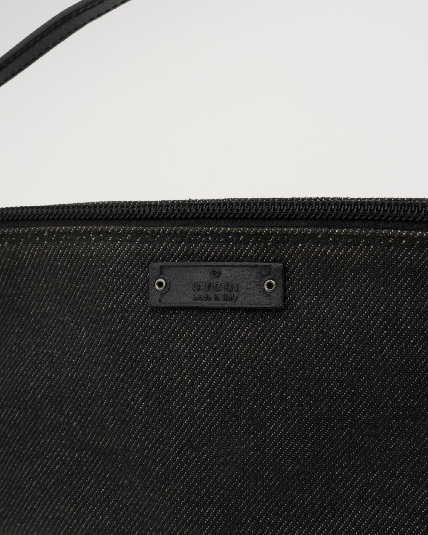 2000s GUCCI Denim Boat Bag