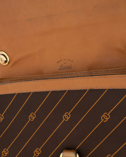 70s GUCCI Shooting Star GG Shoulder Bag