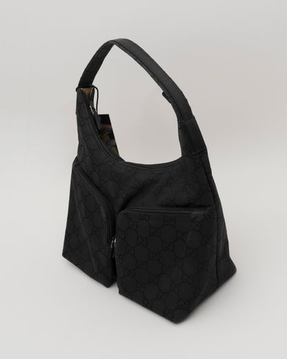 90s GUCCI Monogram Hobo Bag