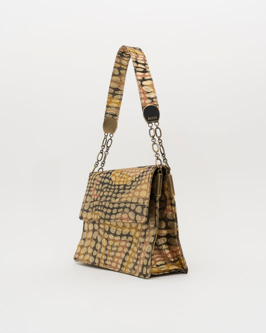 2000s EMILIO PUCCI Christian Lacroix Era Metallic Brocade Bag