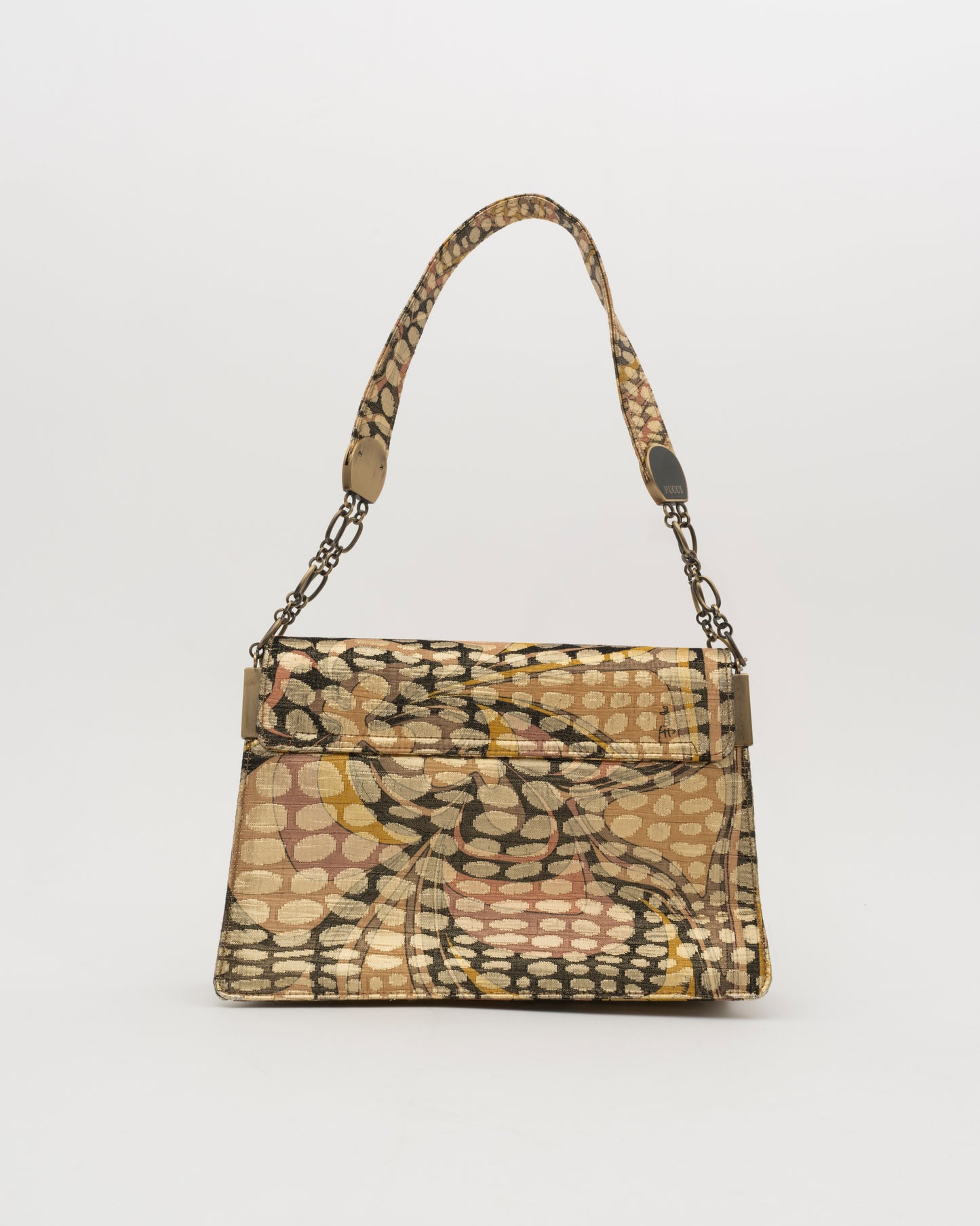2000s EMILIO PUCCI Christian Lacroix Era Metallic Brocade Bag