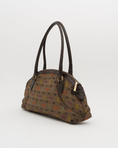 90s ETRO Paisley Monogram Jacquard Bag