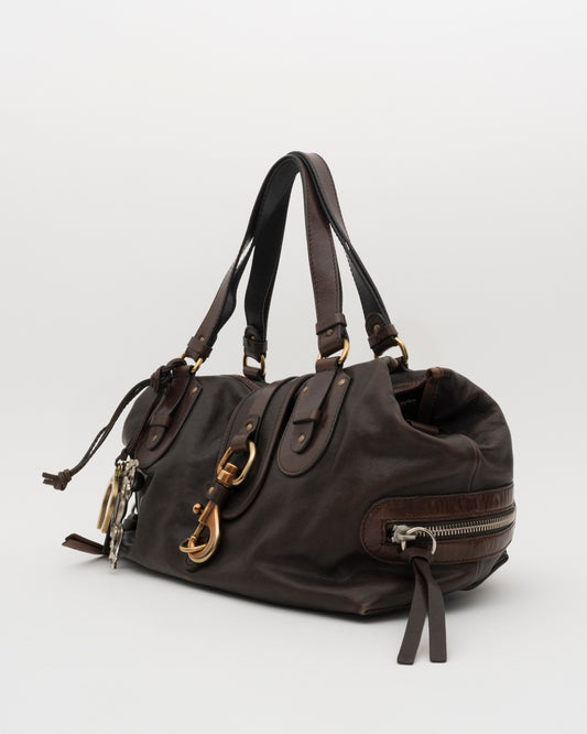 2000s CHLOE Phoebe Philo Era Chocolate Brown Kerala Bag