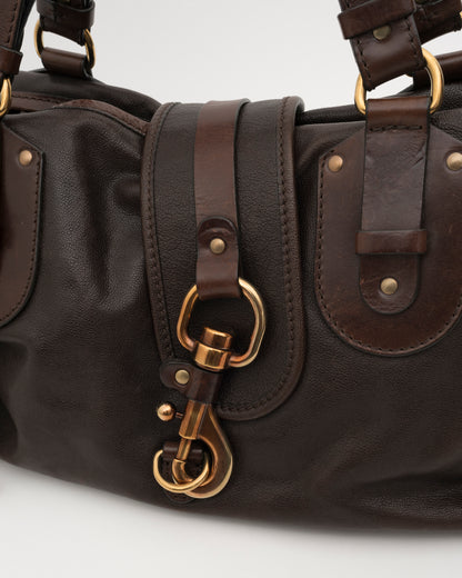 2000s CHLOE Phoebe Philo Era Chocolate Brown Kerala Bag