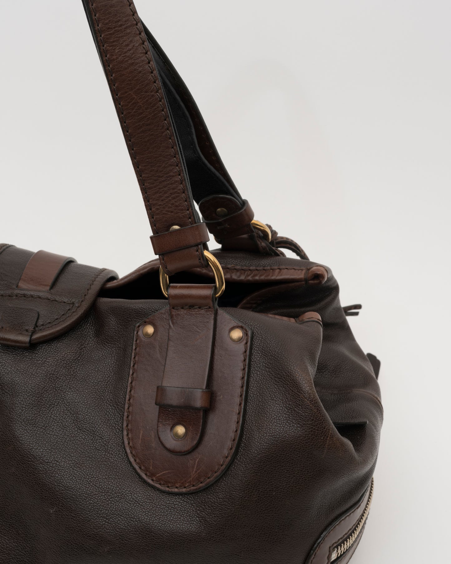 2000s CHLOE Phoebe Philo Era Chocolate Brown Kerala Bag